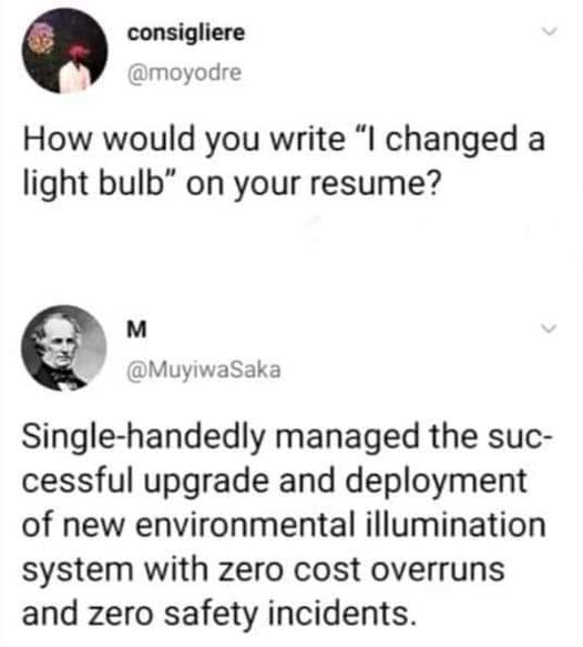 Change a light bulb